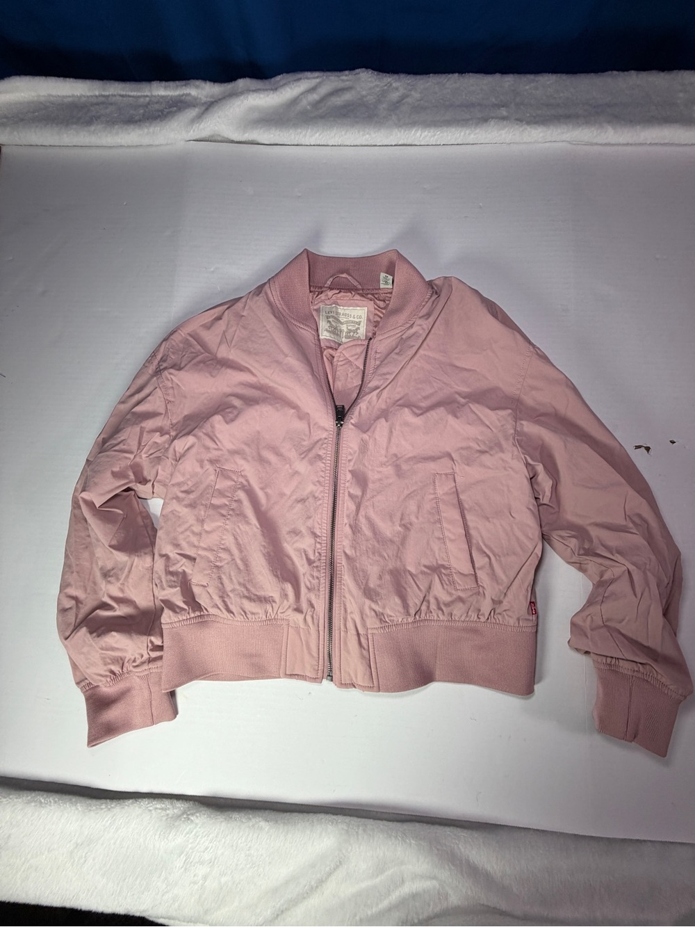 Reworked NWOT Levi's Pink Women's Bomber Jacket